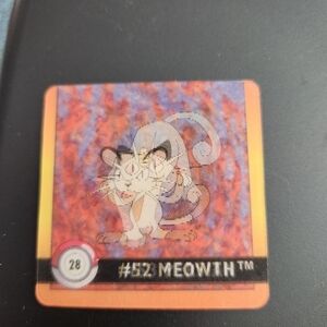 Meowth Persian Lenticular Pokemon Card Artbox TCG Nintendo Game Anime Japan